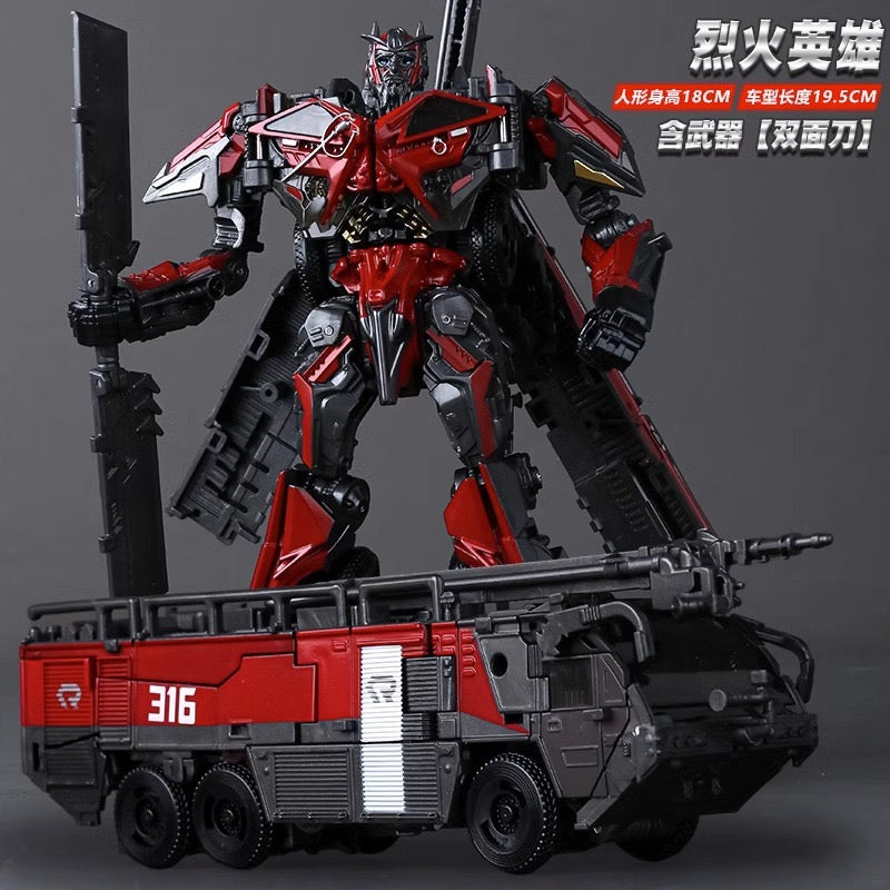 BAIWEI Transformer TW1022 17.5cm Action Figure Toys Commander Prime Deformation