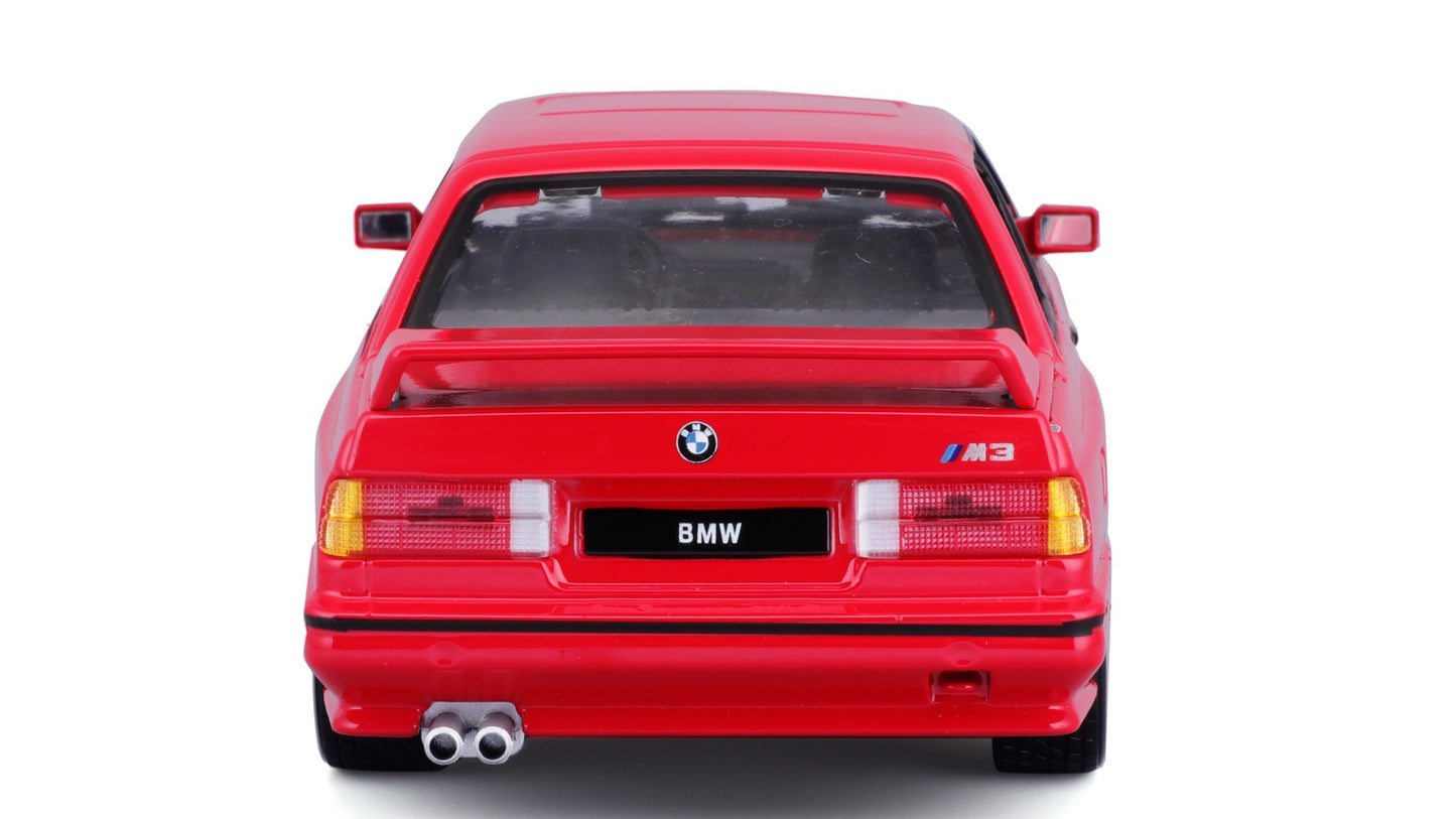 Bburago 1/24 BMW M3 E30 1988 Modern Car Model