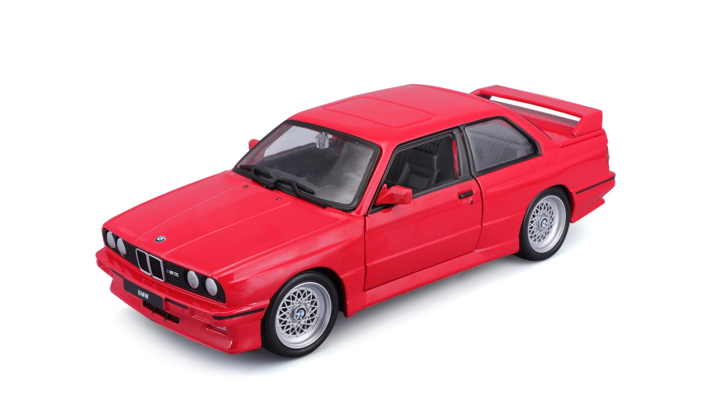 Bburago 1/24 BMW M3 E30 1988 Modern Car Model