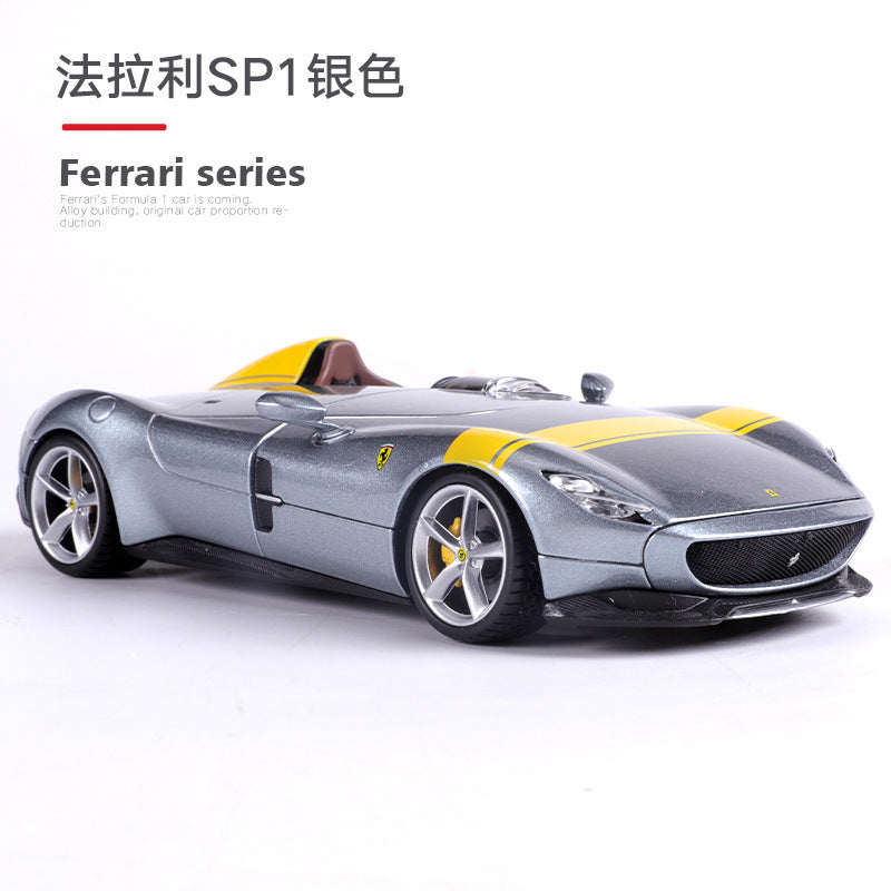 Bburago 1/24 Ferrari SF90 F50 Monza SP1 Enzo Roma 488 Pista Modern Car Model