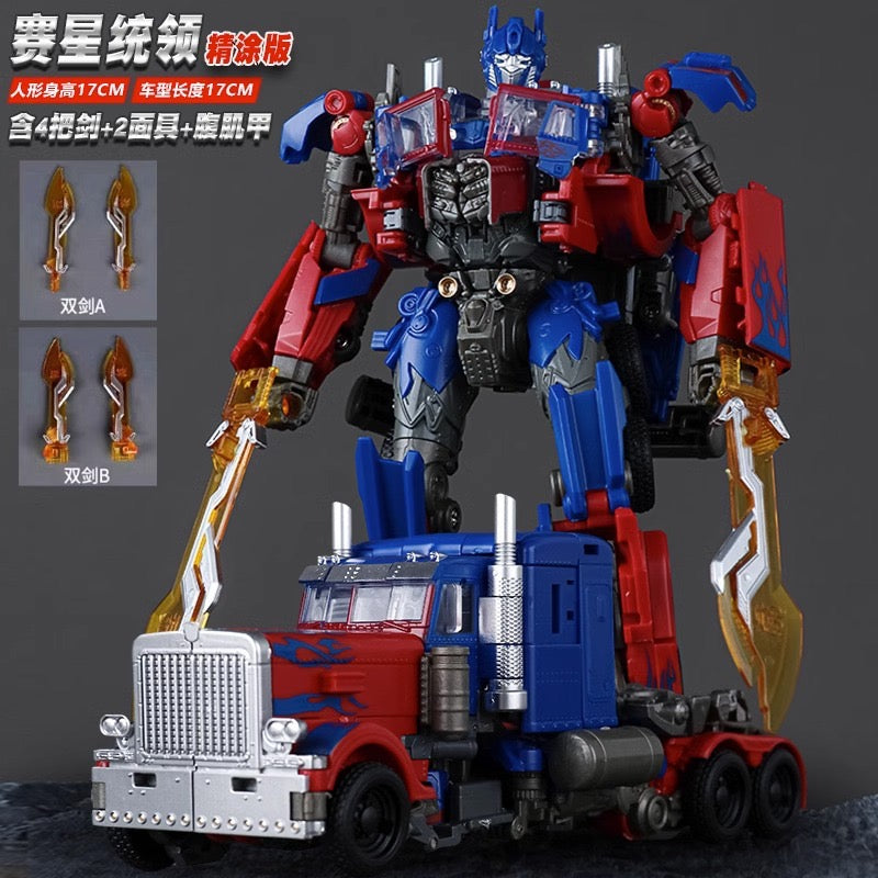 BAIWEI Transformer TW1022 17.5cm Action Figure Toys Commander Prime Deformation