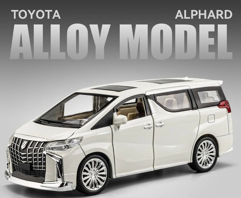 1/24 Toyota Alphard Alloy Modern Car Model