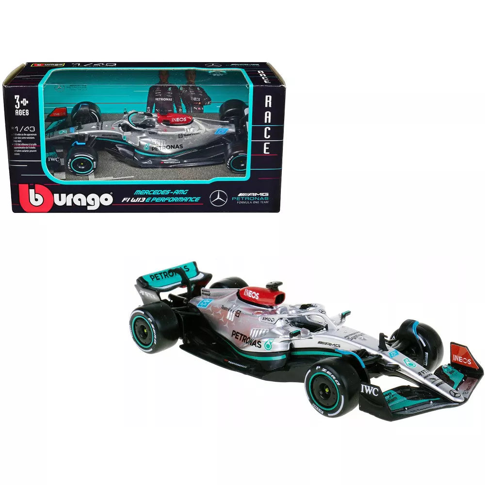 Bburago 1/43 Mercedes-Benz W14 W13 W12 W10 F1 #44 #63 #77 Formula Racing Car Modern Car Model