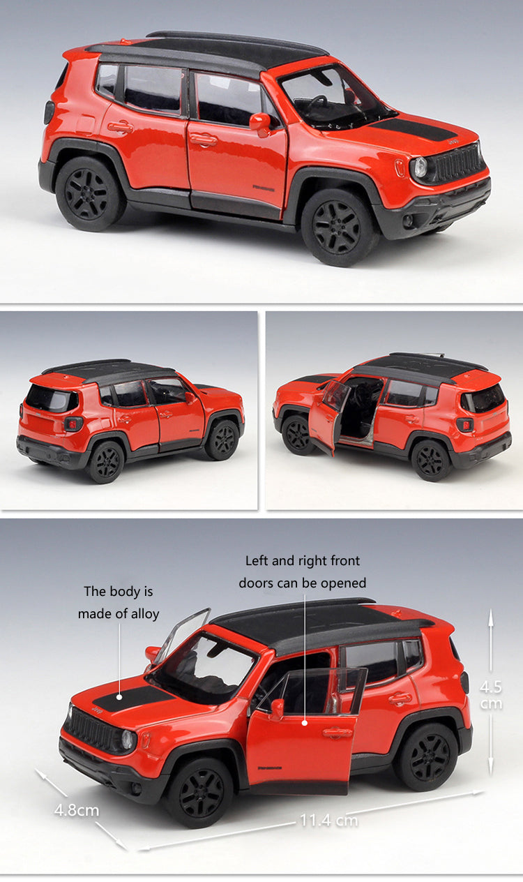 WELLY 1/36 JEEP Renegade Trailhawk Modern Car Model