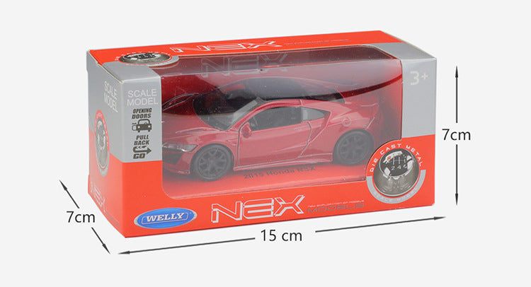 WELLY 1/36 Honda NSX 2015 Modern Car Model