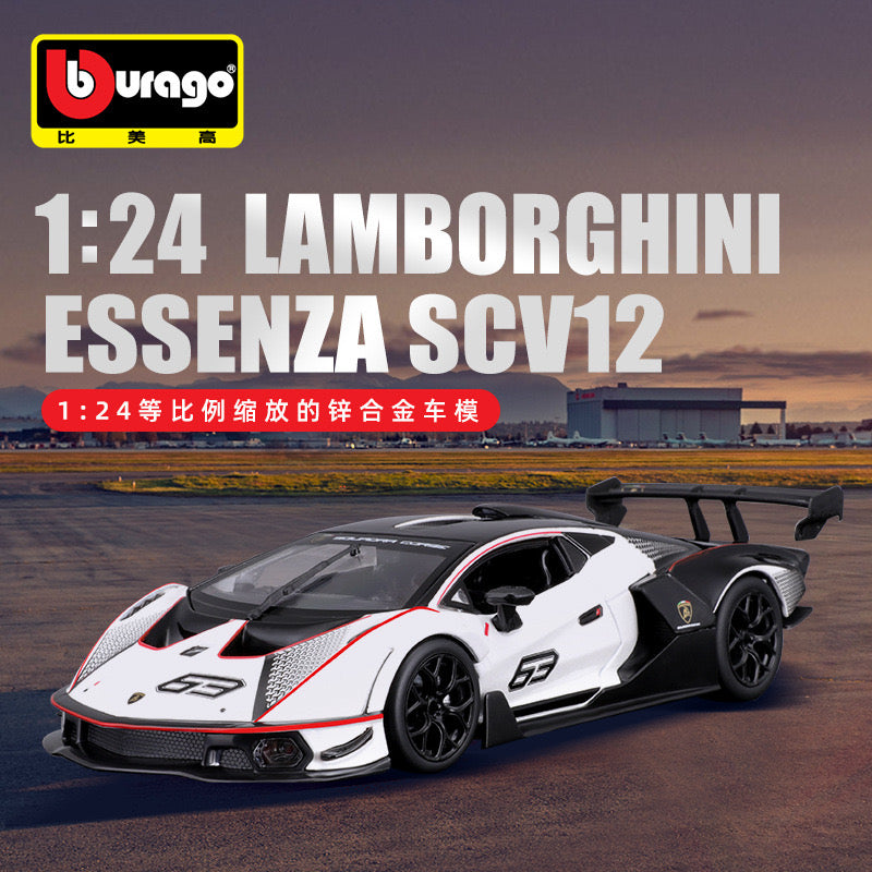 Bburago 1/24 Lamborghini Essenza SCV12 Modern Car Model