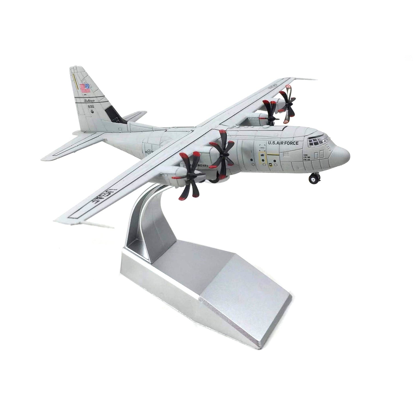 1/200 USA B2 C-17 E-3 C-130J Aircraft Alloy Model Diecast