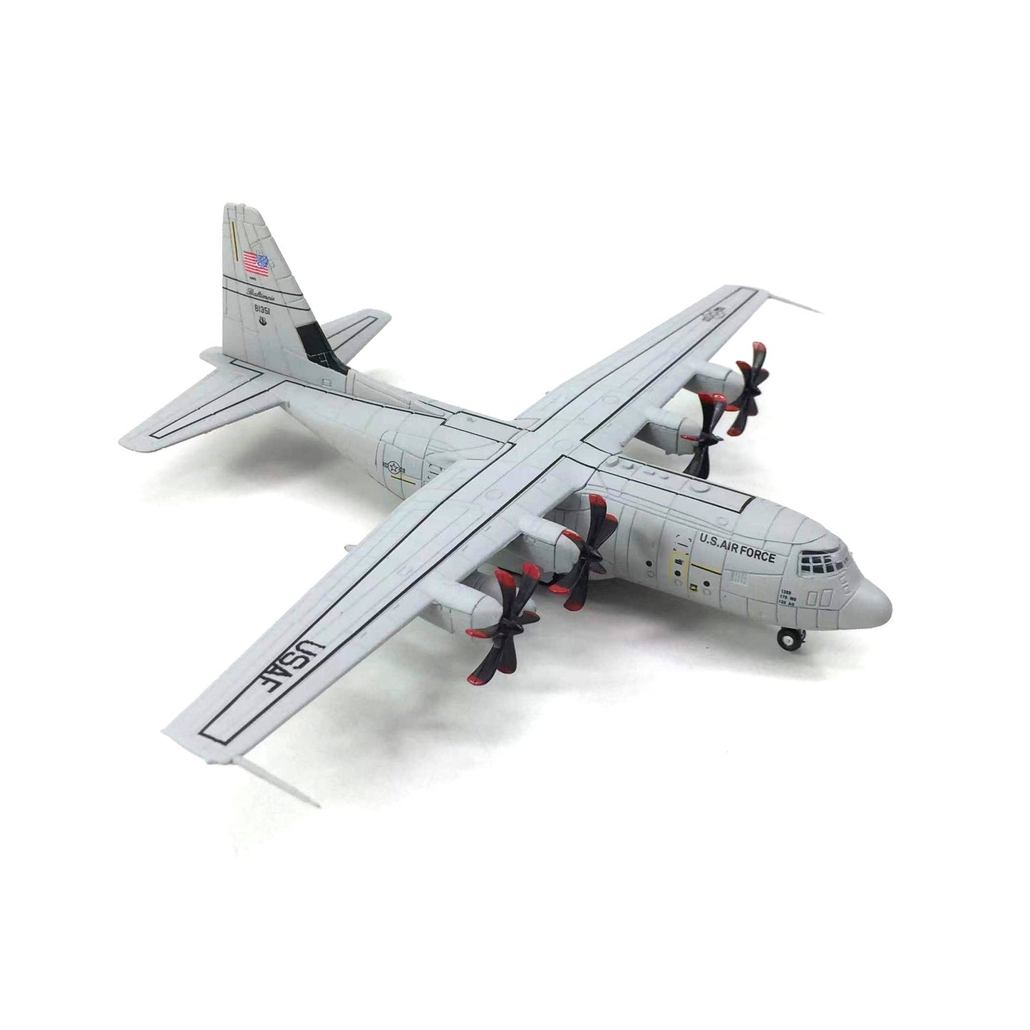 1/200 USA B2 C-17 E-3 C-130J Aircraft Alloy Model Diecast