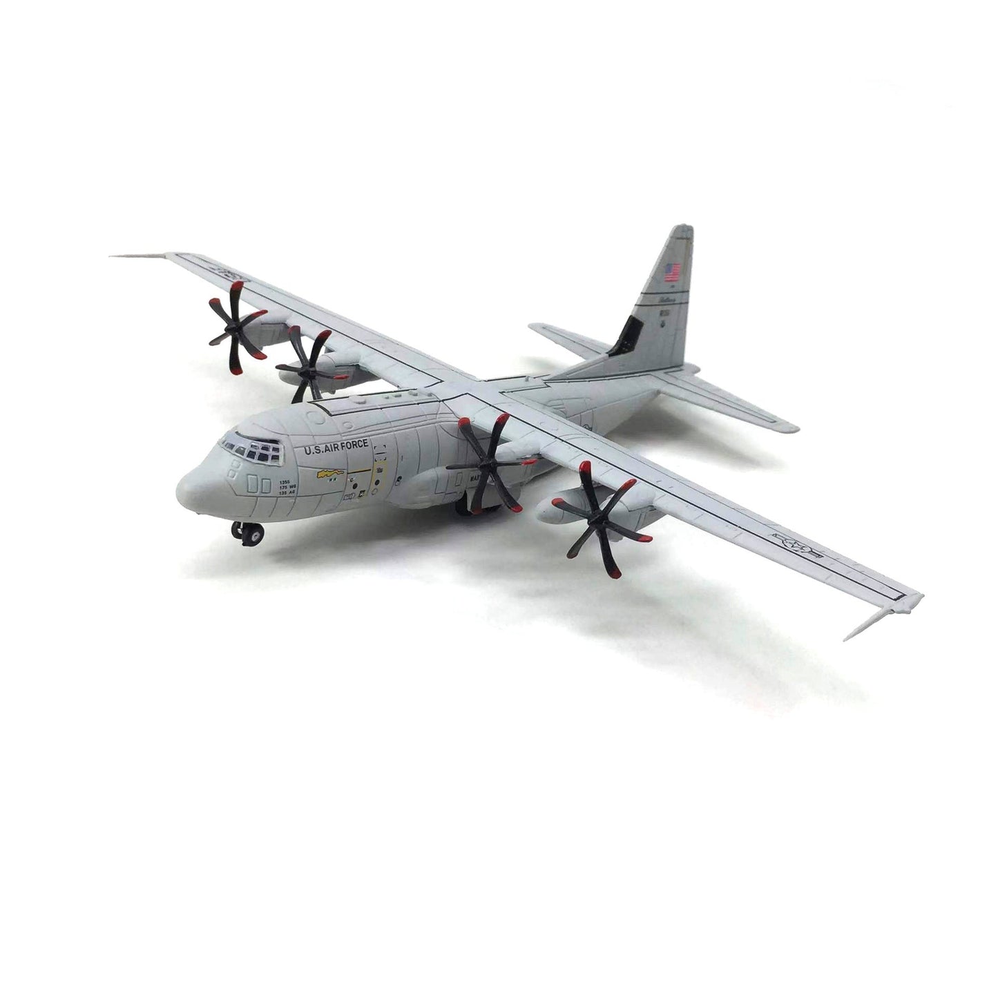 1/200 USA B2 C-17 E-3 C-130J Aircraft Alloy Model Diecast