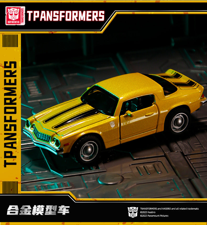 1/43 Transformers 7 Rise of the Beasts Optimus Prime BumbelBee Transformer Car model