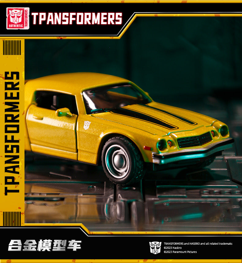 1/43 Transformers 7 Rise of the Beasts Optimus Prime BumbelBee Transformer Car model