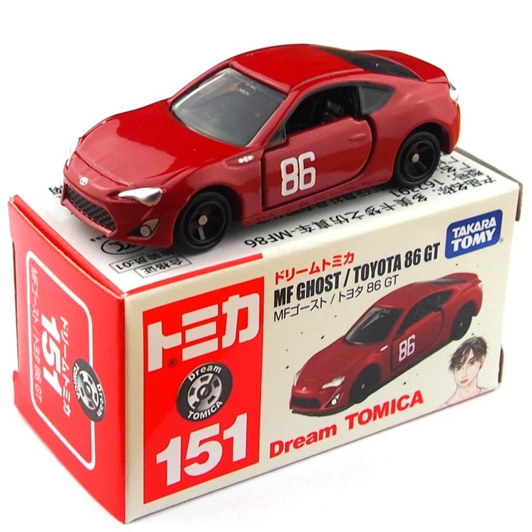 Takara Tomy 1/64 Dream Tomica INITIAL D AE86  Mini Diecast Modern Car Model