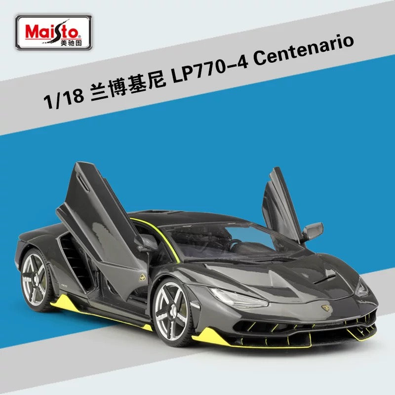 Maisto 1/18 Lamborghini Centenario LP770-4 Modern Car Model