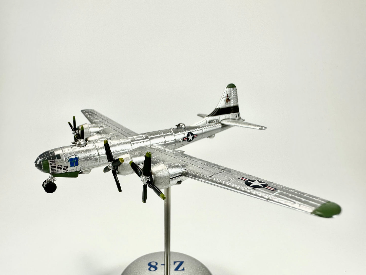 1/300 USA B-29 SuperFortress Aircraft Alloy Model Diecast