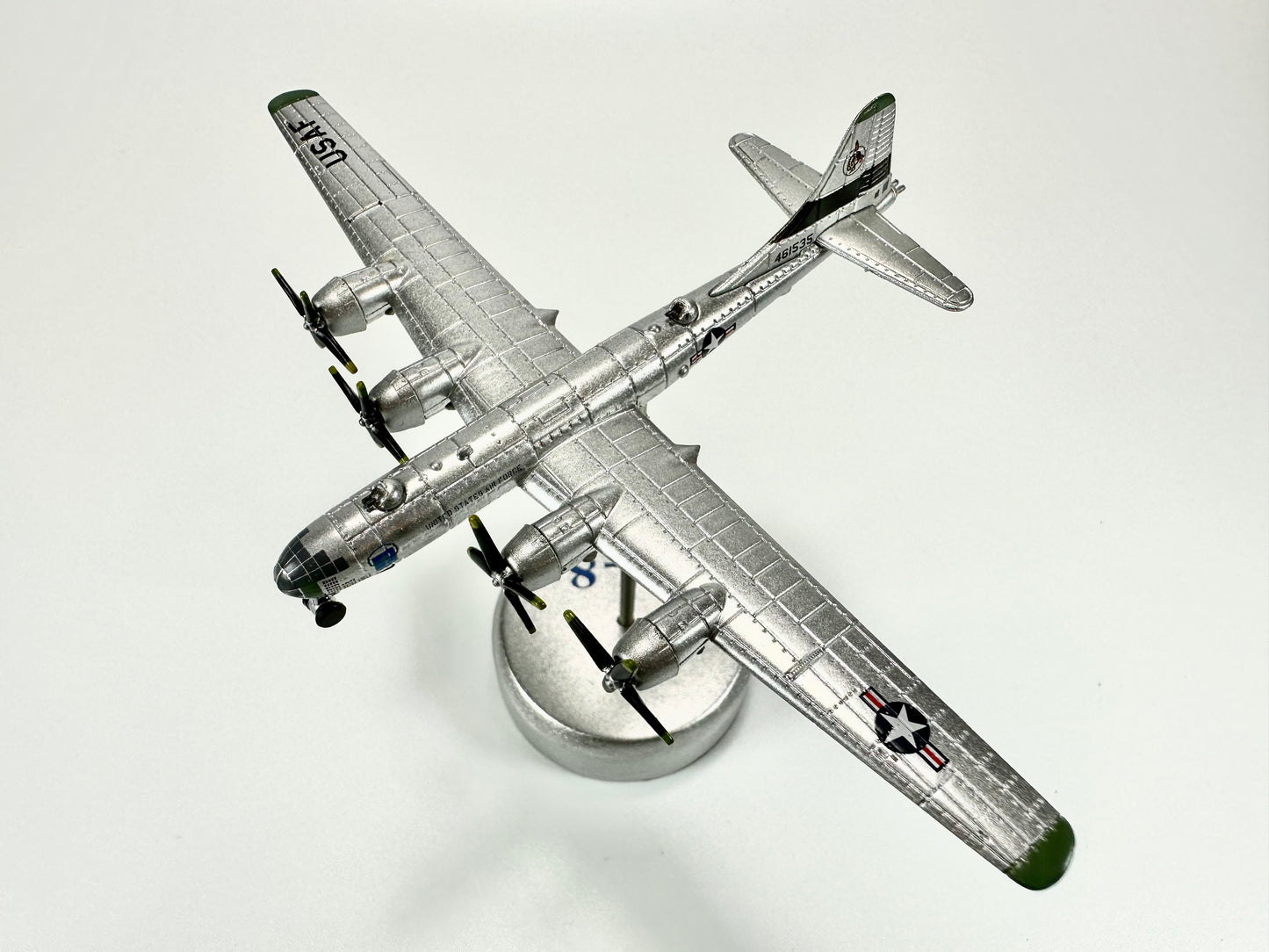 1/300 USA B-29 SuperFortress Aircraft Alloy Model Diecast