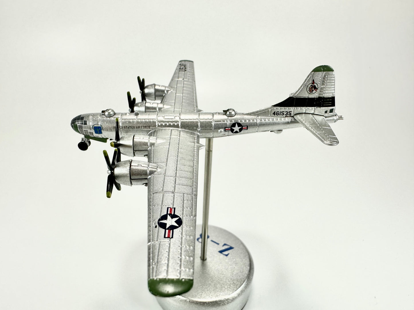 1/300 USA B-29 SuperFortress Aircraft Alloy Model Diecast