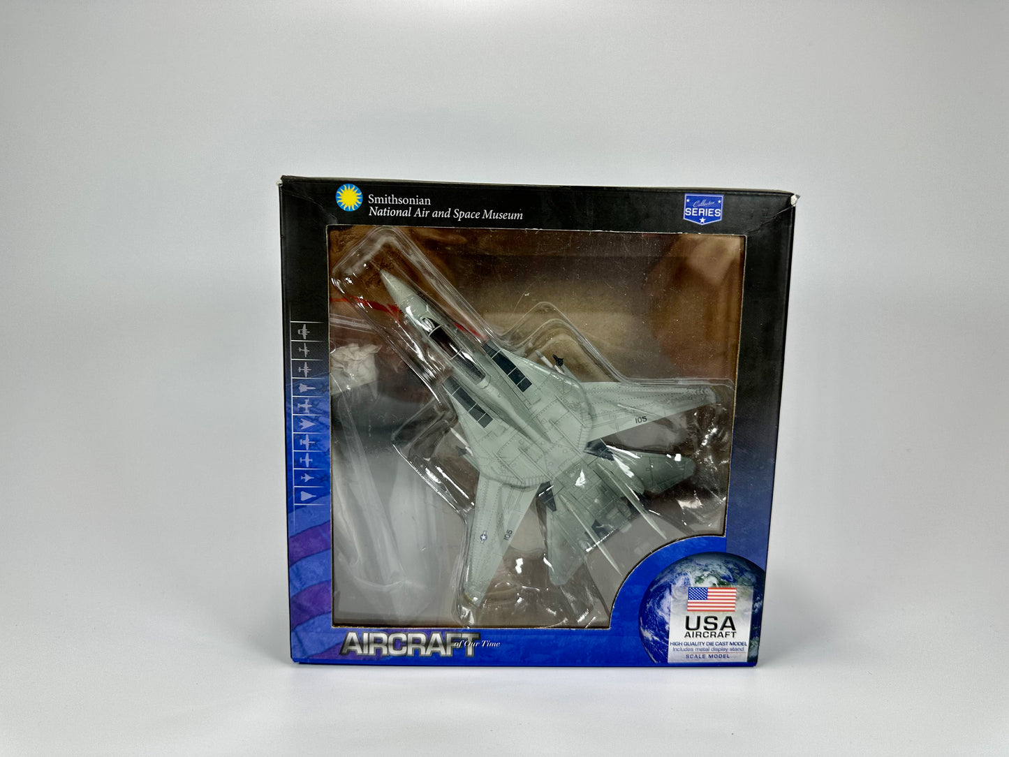 1/100 USA F-14A F-14D Tomcat F-4C Phahtom Aircraft Alloy Model Diecast