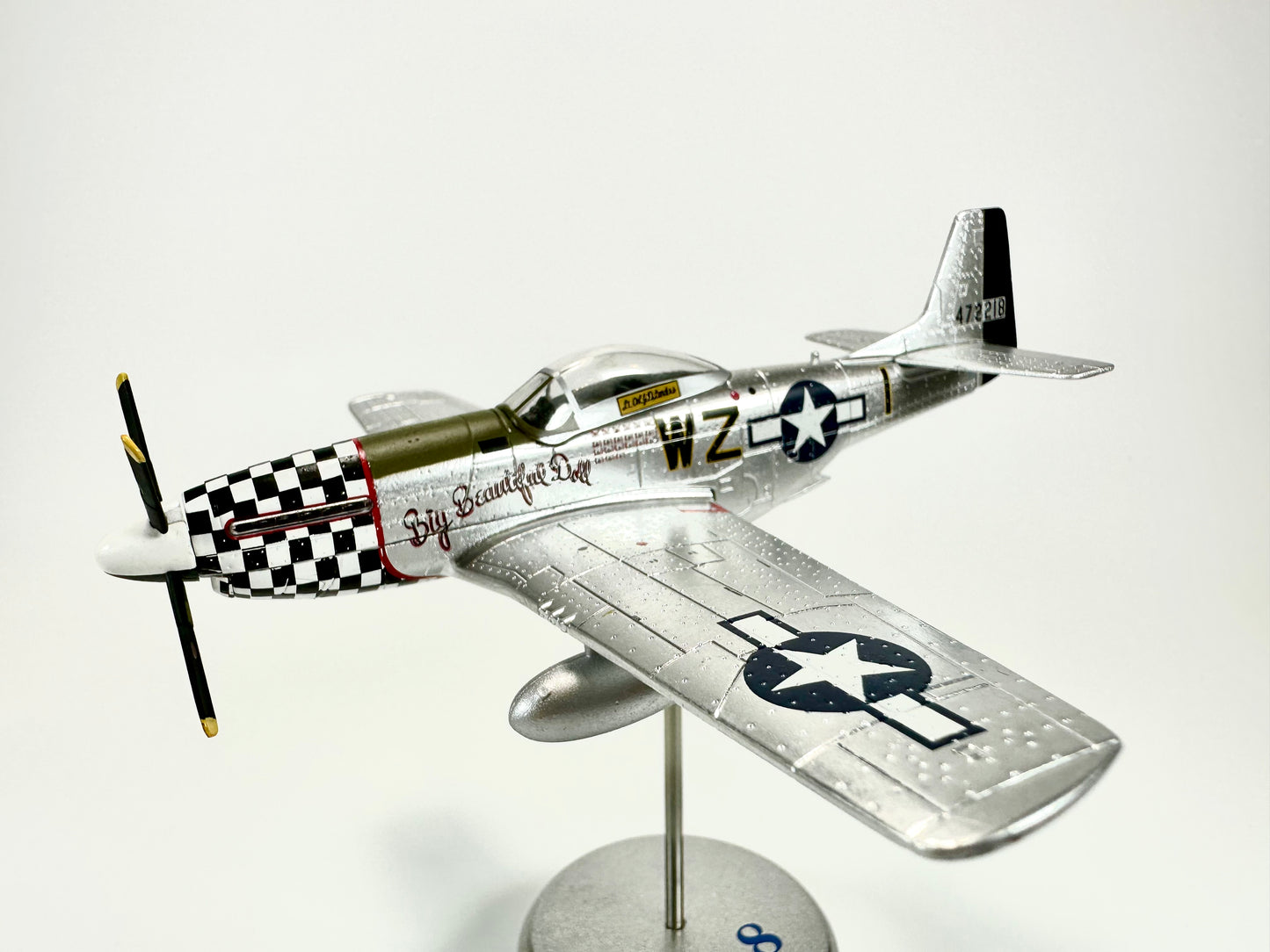 1/72 USA P-51D Mustang F-35B Aircraft Alloy Model Diecast