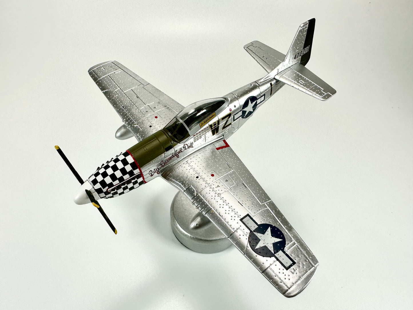 1/72 USA P-51D Mustang F-35B Aircraft Alloy Model Diecast