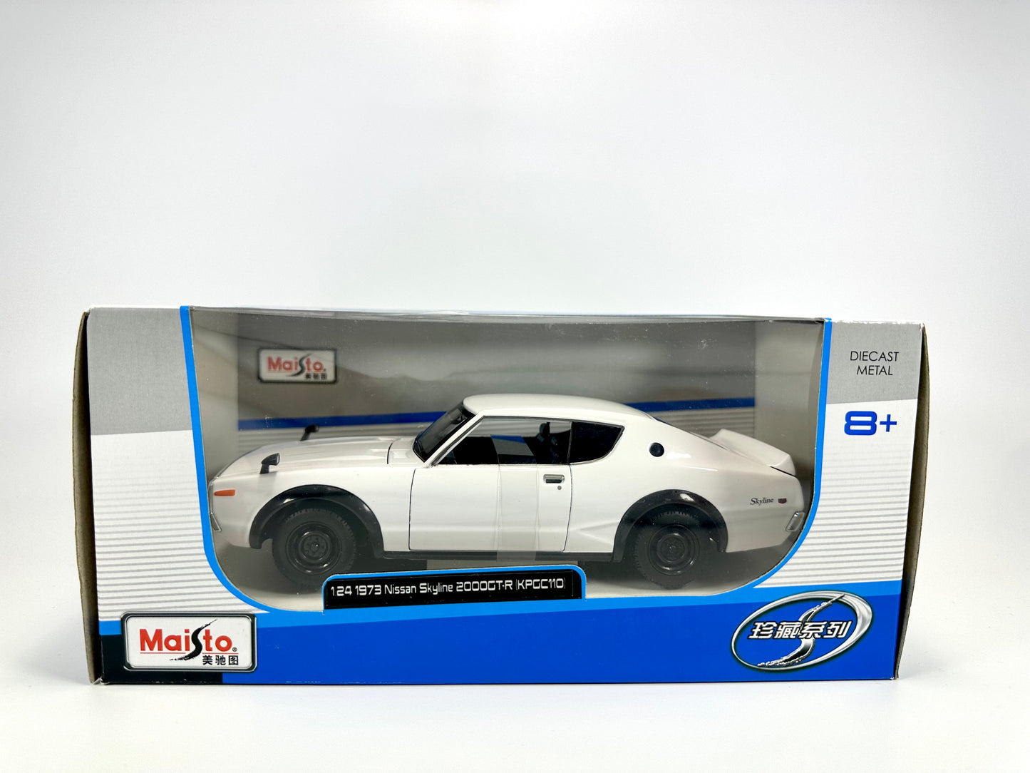 MAISTO 1/24 Nissan GT-R Skyline 1973 Classic Car Model