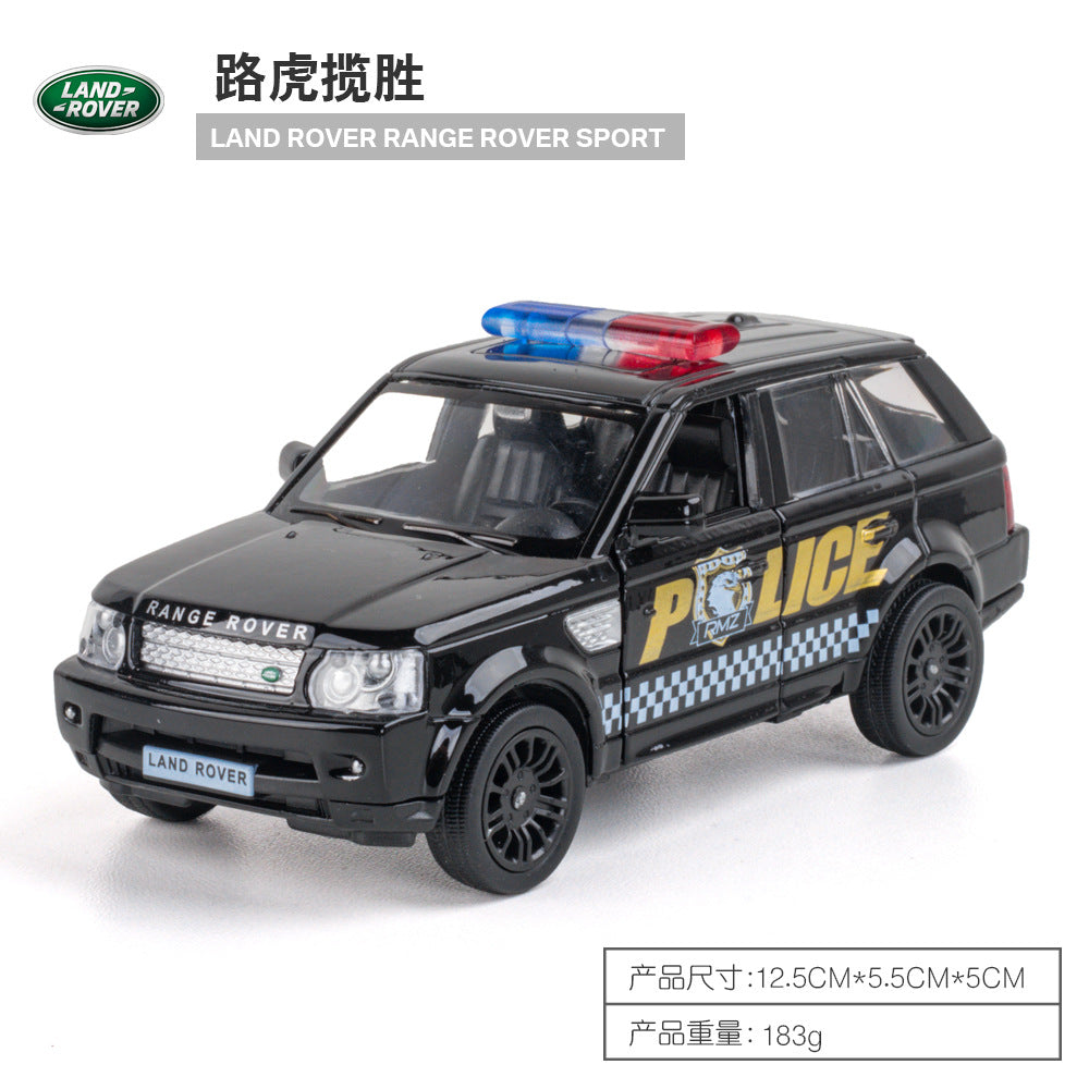 MAKEDA 1/36 Land Rover Range Rover Sport Police Car Modern Car Model