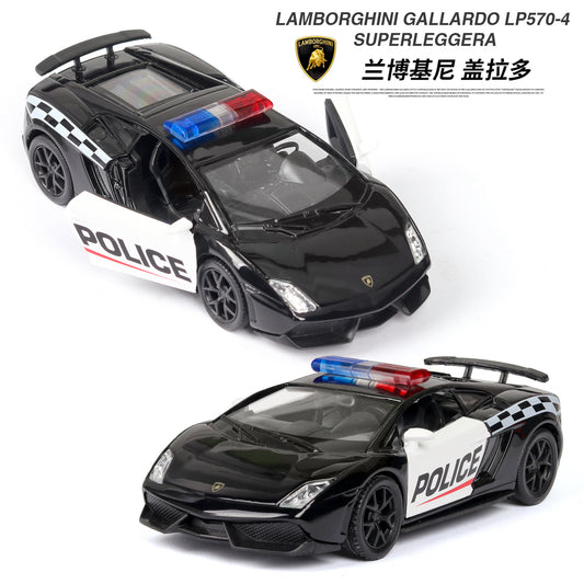 Makeda 1/36 Lamborghini Gallardo Police Modern Car Model