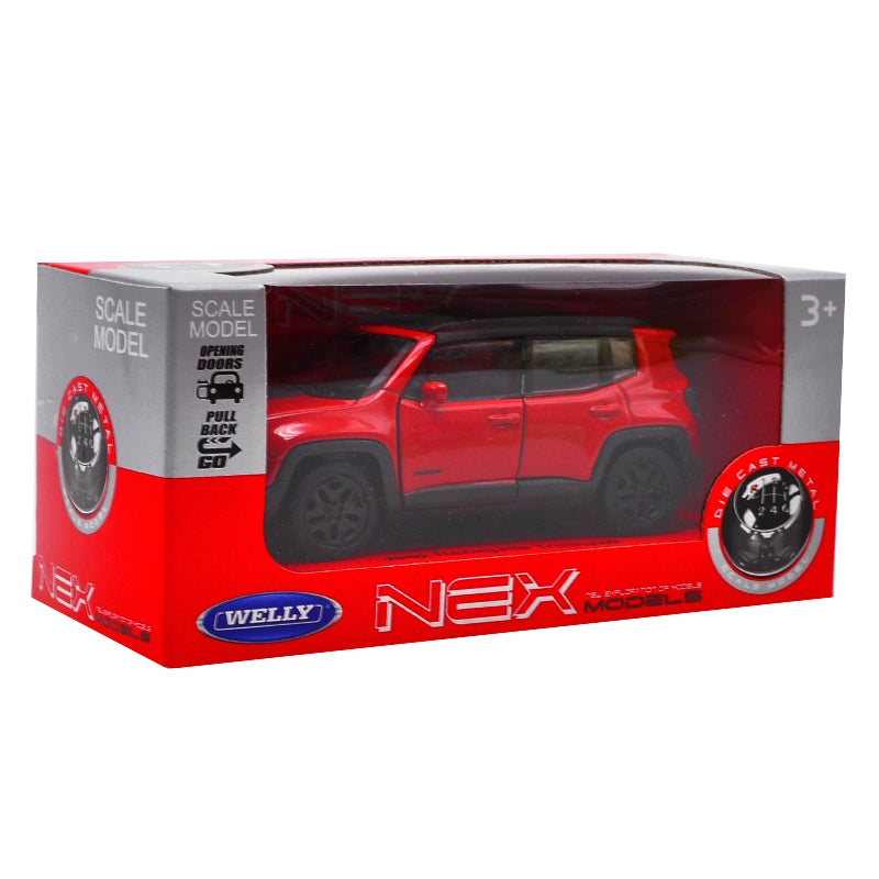 WELLY 1/36 JEEP Renegade Trailhawk Modern Car Model