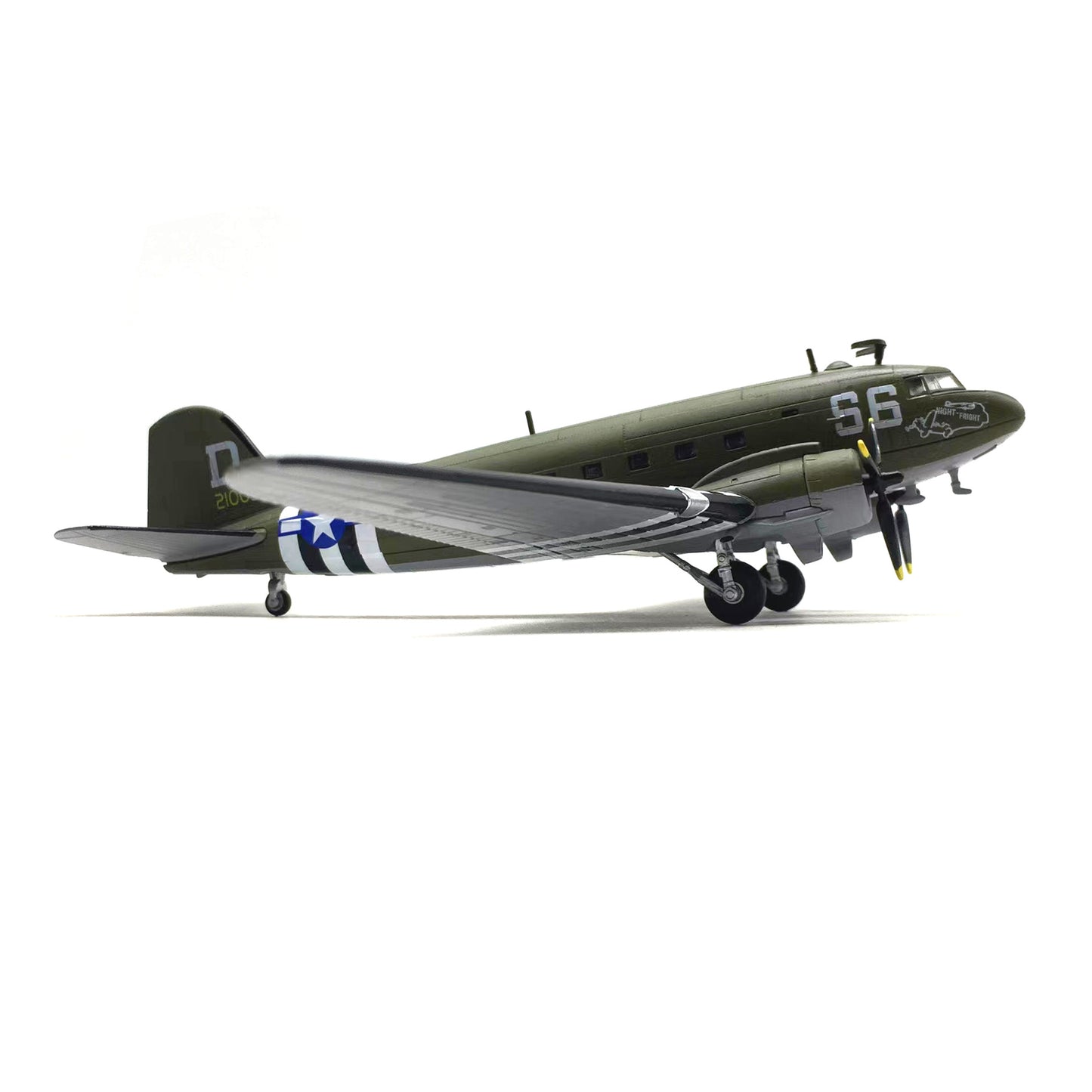 1/100 EK -47/DC-3 D-Day 75th Anniversary Aircraft Alloy Model Diecast