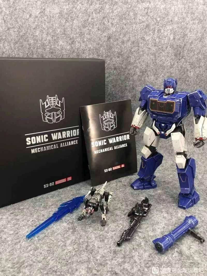 Thunder Warrior Transformation Masterpiece SX02 Soundwave Transformer Action Figure Robot Toys