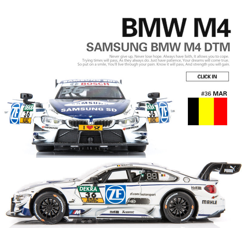 Makeda 1/32 BMW M4 DTM Racing Car Model