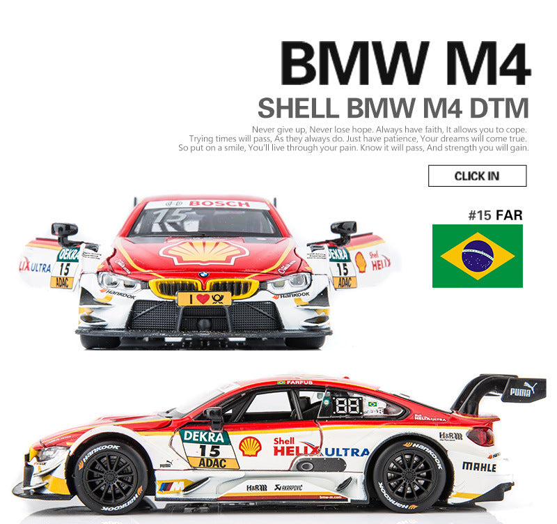 Makeda 1/32 BMW M4 DTM Racing Car Model