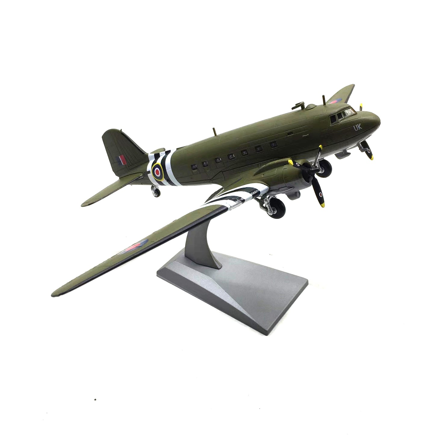 1/100 EK -47/DC-3 D-Day 75th Anniversary Aircraft Alloy Model Diecast