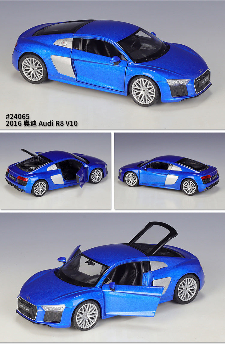 WELLY 1/24 Audi R8 V10 2016 Modern Car Model