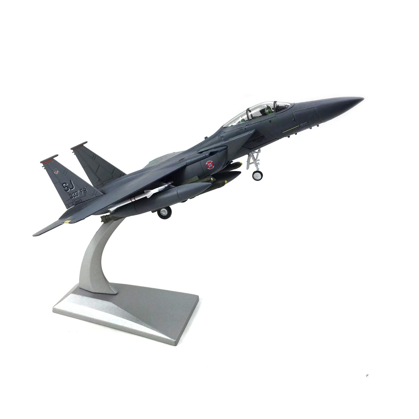 1/100 USA F-15C F-15E F-16C Aircraft Alloy Model Diecast