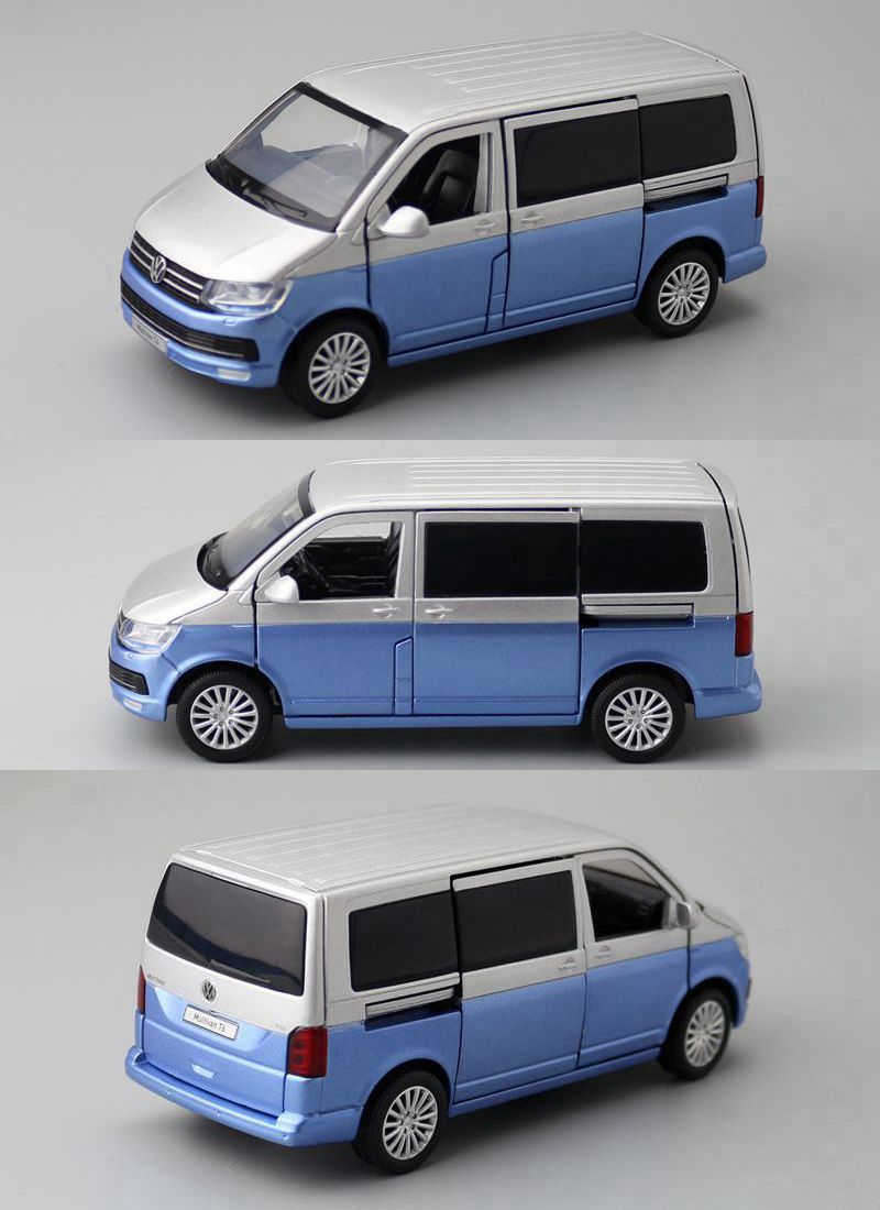 JKM 1/32 Volkswagen Multivan T6  Mpv Modern Car Model