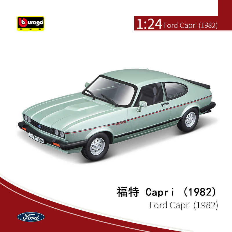 Bburago 1/24 Ford Capri 1600 GT 1982 Modern Car Model