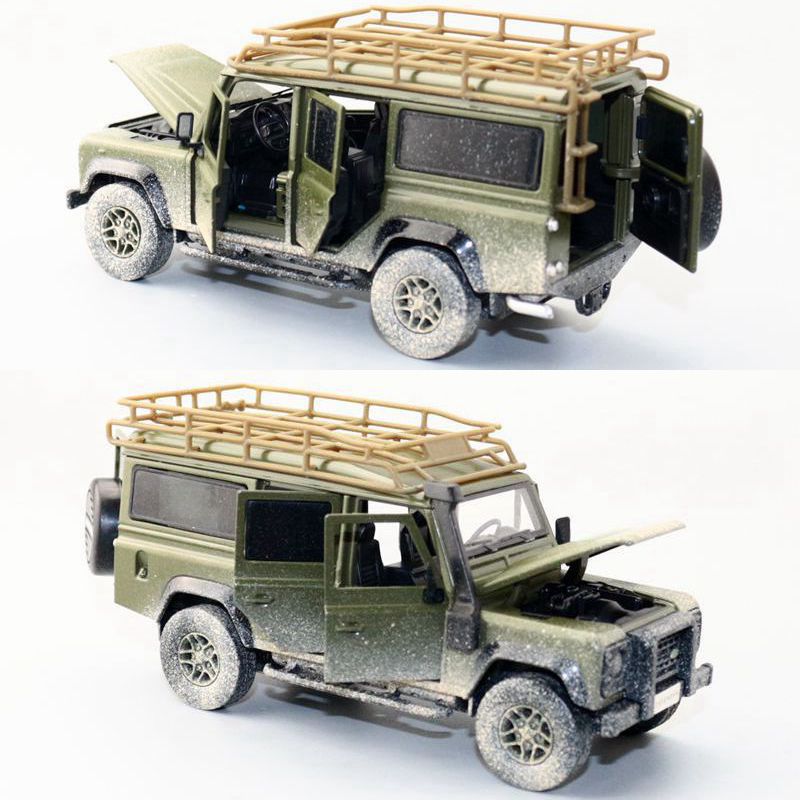 JKM 1/32 Land RoverDefender  2010 SUV Modern Car Model