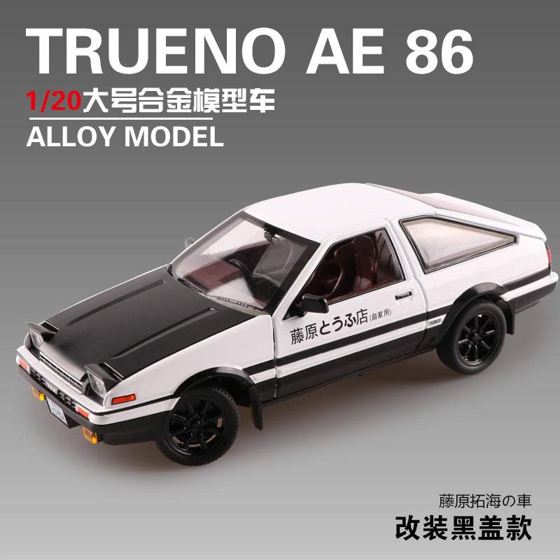 Mini Auto 1/24 Toyota AE 86 Initial D Modern Car Model