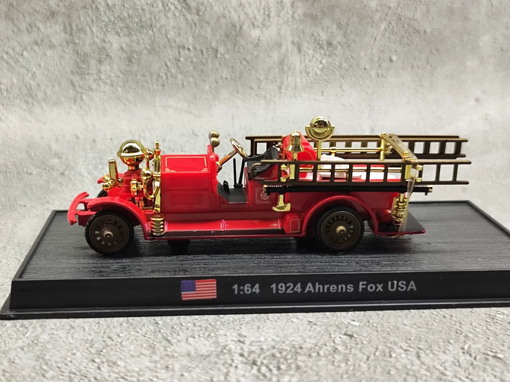 AMER 1/64 Ahrens Fox USA Fire Engine 1924 Vintage Car Model