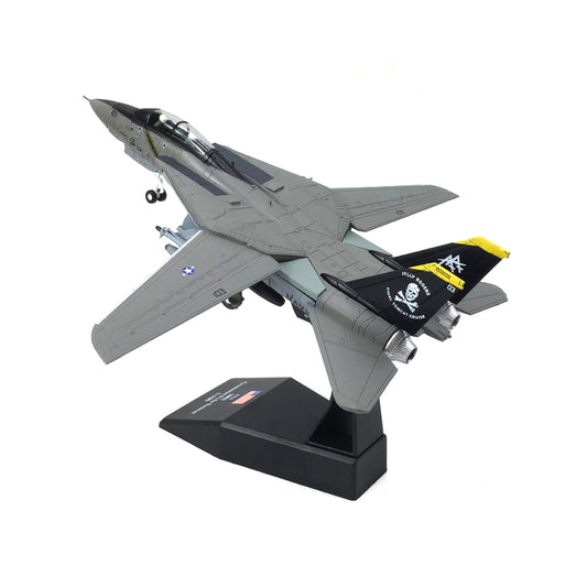 1/100 USA F-14A F-14D Tomcat F-4C Phahtom Aircraft Alloy Model Diecast