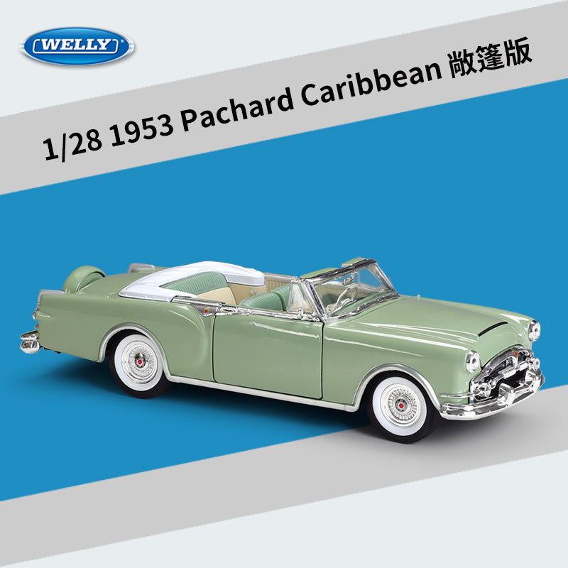 WELLY 1/28 Packard Caribbean 1953 Convertible Classic Car Model