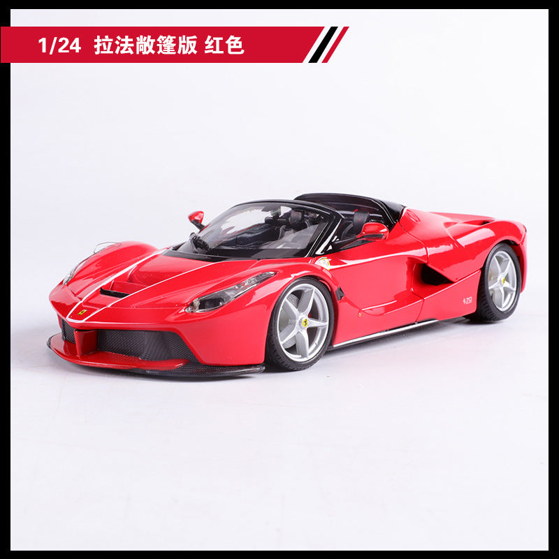 Bburago 1/24 Ferrari  Laferrari Aperta convertible Modern Car Model