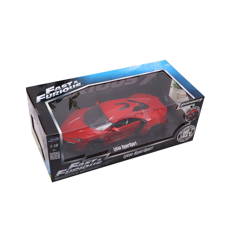 JADA 1/18 Lykan HyperSports Furious7 Modern Car Model