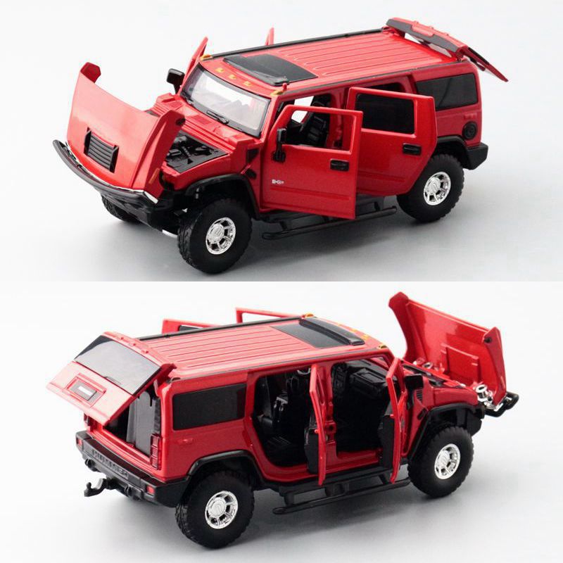 JKM 1/32 Hummer H2 2008 Suv Modern Car Model