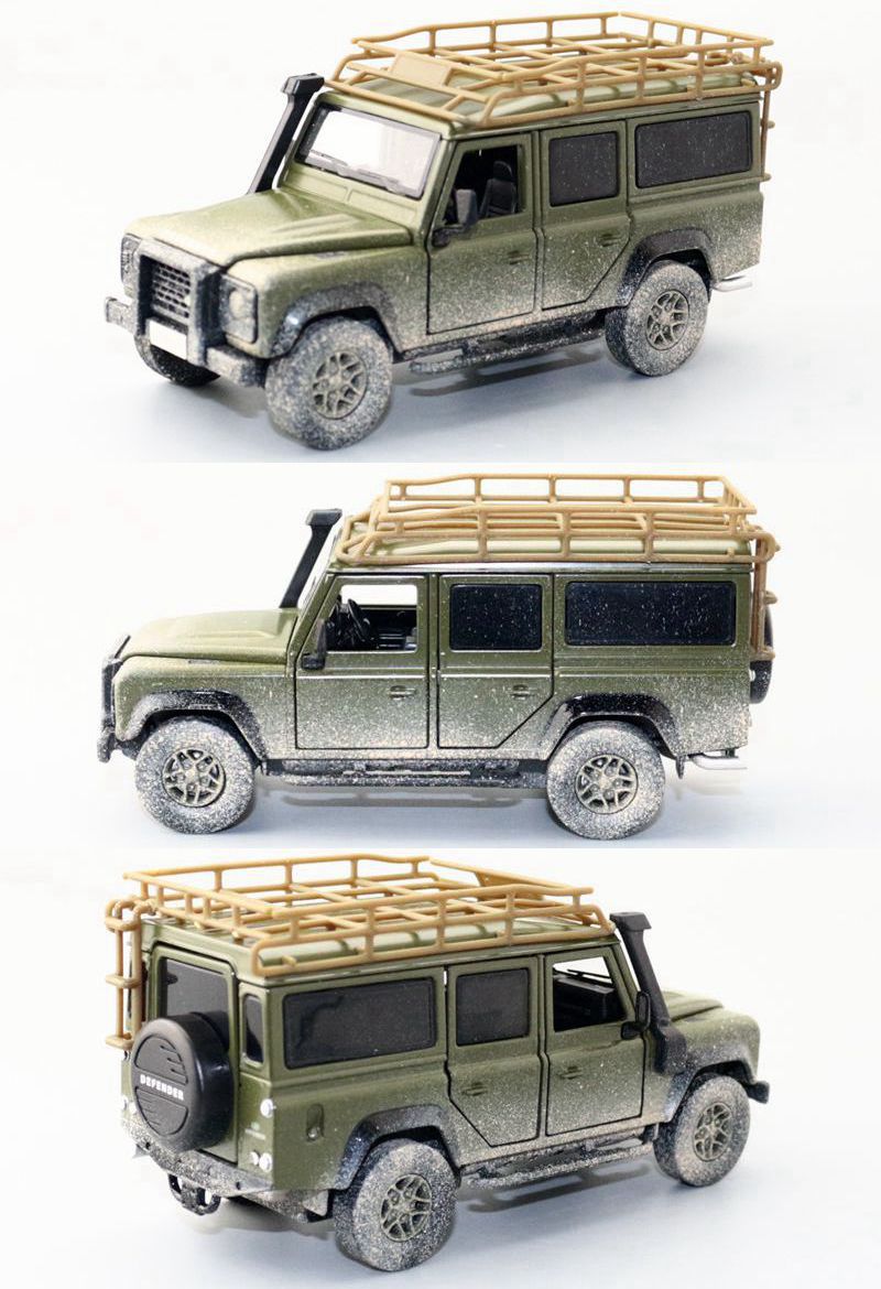 JKM 1/32 Land RoverDefender  2010 SUV Modern Car Model