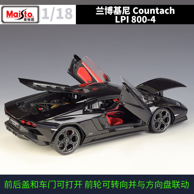 Maisto 1/18 Lamborghini Countach LPI 800-4 Modern Car Model