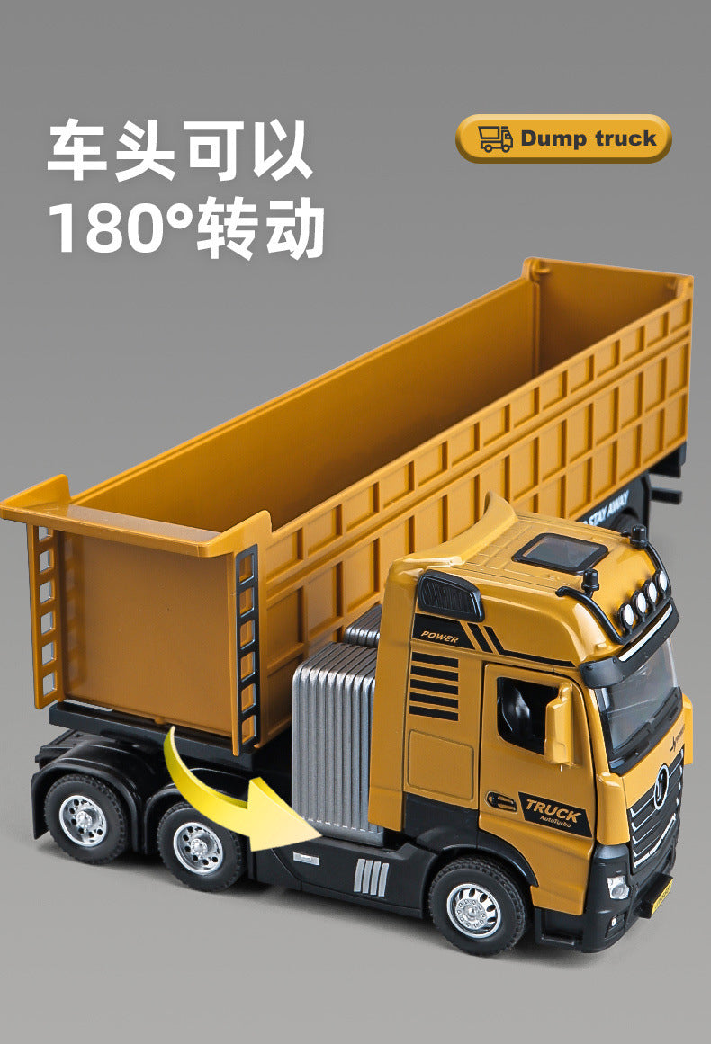 1/50 Alloy Engineering Vehicle Dump Truck Transport freight Truck Car Model