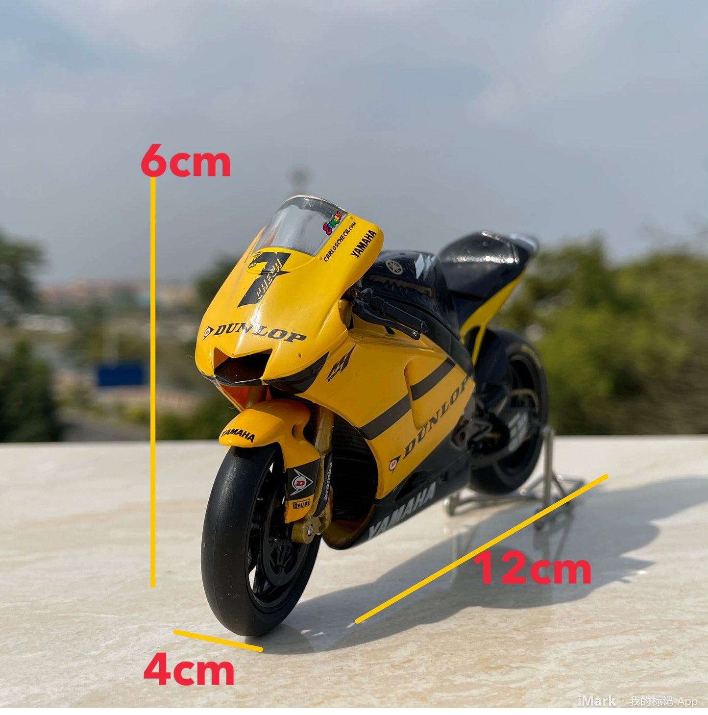 1/18 Yamaha YZR M1 Motorcycle Modern Car Model