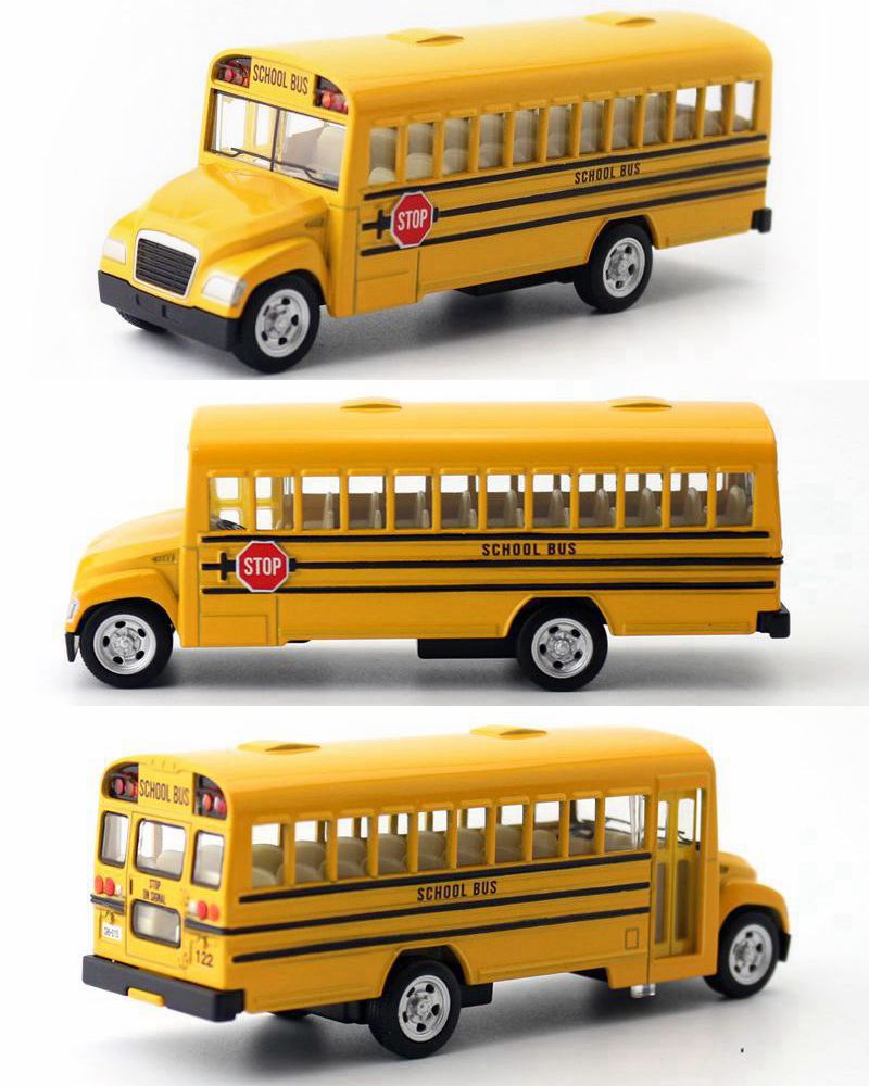 Makeda 1/100   School Bus Modern Car Model