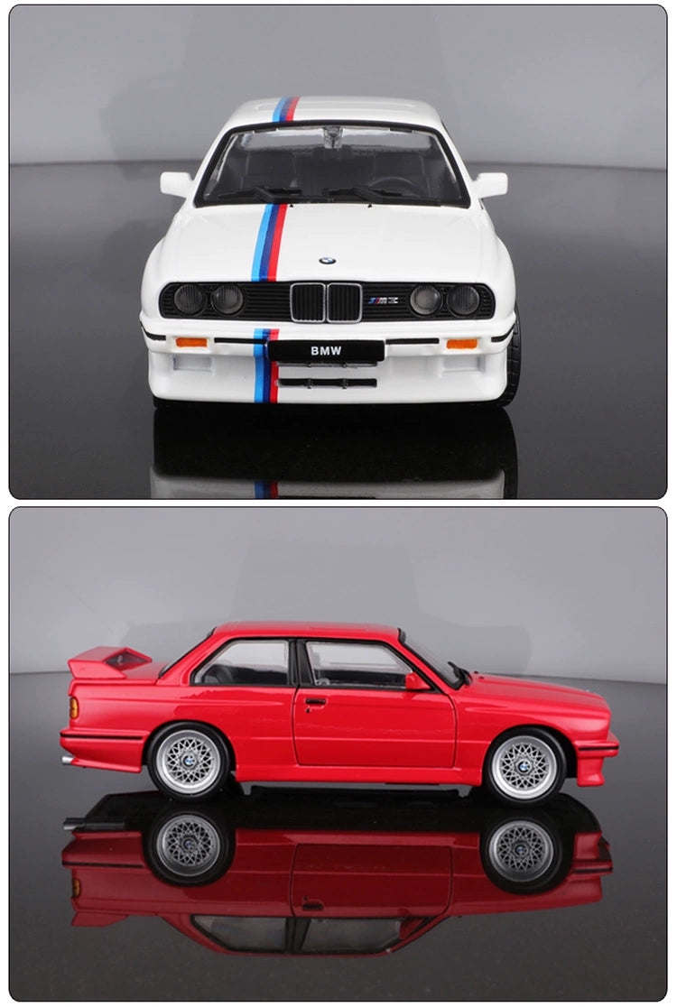 Bburago 1/24 BMW M3 E30 1988 Modern Car Model